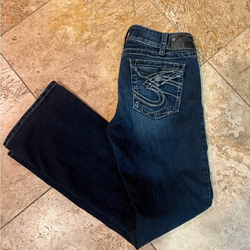Silver Jeans Women's Boot Cut in Deep Indigo